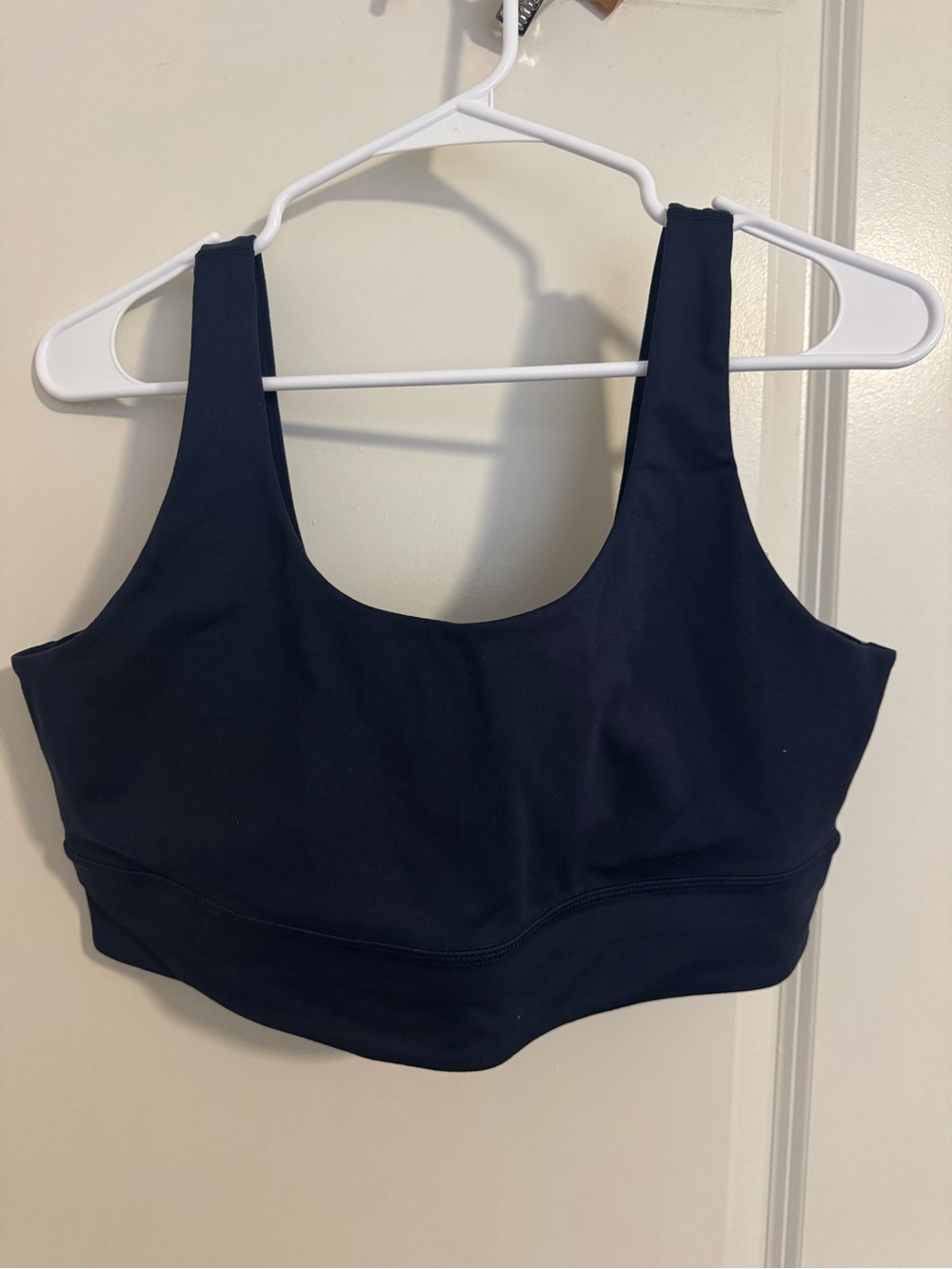 Women’s Navy Scoop Neck Crop Bralette